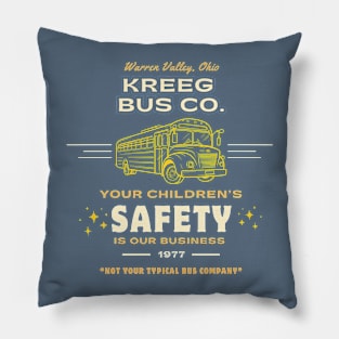 Kreeg Bus Company of Warren Valley Ohio Pillow