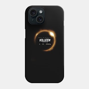 Total Solar Eclipse 2024 een Texas April 8 2024 Phone Case