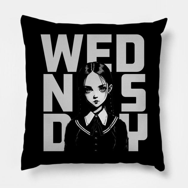 Suiyōbi - Wednesday Pillow by DesignedbyWizards