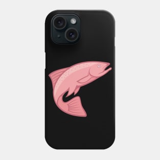 Salmon Lineart Phone Case