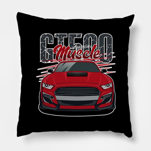 Shelby GT500 Pillow by WINdesign