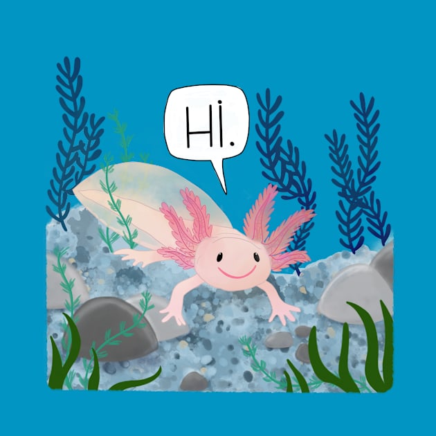 Hi! axolotl by Goblinmonkey94
