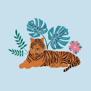 Tropical Jungle Tiger T-Shirt