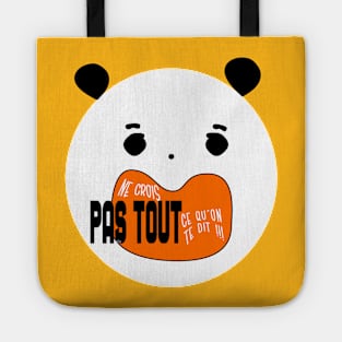 The panda says Tote