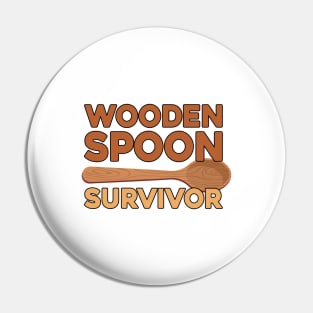 Wooden Spoon Survivor Pin