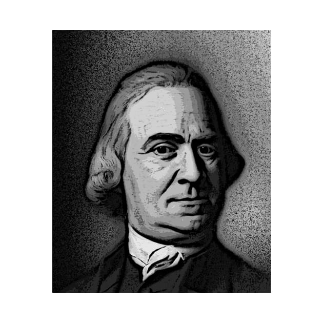 Samuel Adams Black And White Portrait | Samuel Adams Artwork 2 by JustLit