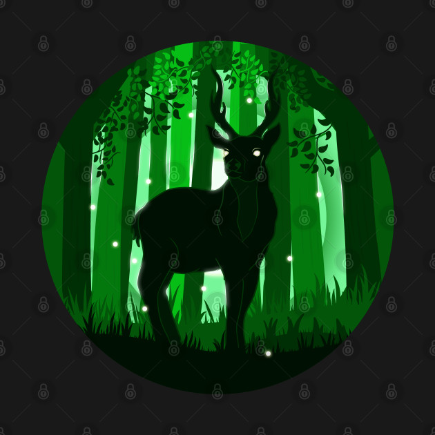 Discover Deer in Forest - Deer Artwork - T-Shirt