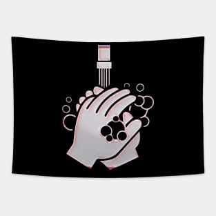 hand washing Tapestry