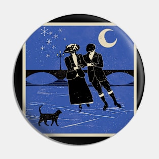 Cat skaters beardsley tribute Pin