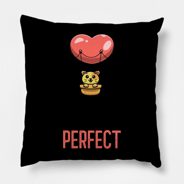 Im perfect Design Pillow by TextureMerch