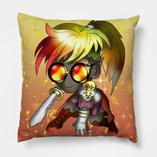 chibi paladin elf Pillow