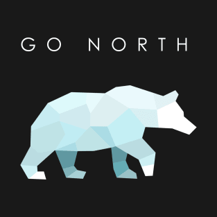 Go North - Polar bear (dark) T-Shirt