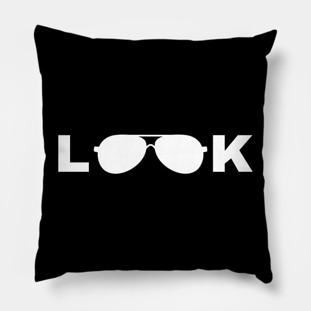 Look T-shirt Pillow by TotaSaid