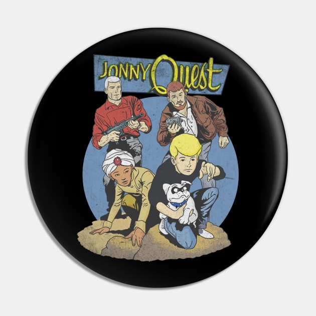 Jonny Quest Retro Pin by Nashida Said