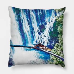 Burney Falls, CA Poster Pillow