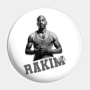 Rakim Allah | Gray Pin