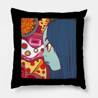 The pop punk girl 1 Pillow