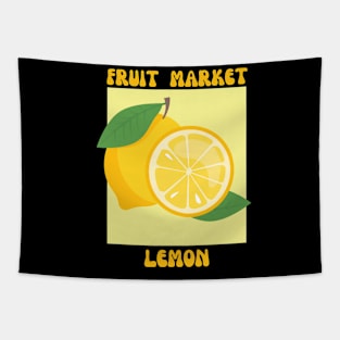 Fruit market lemon Tapestry