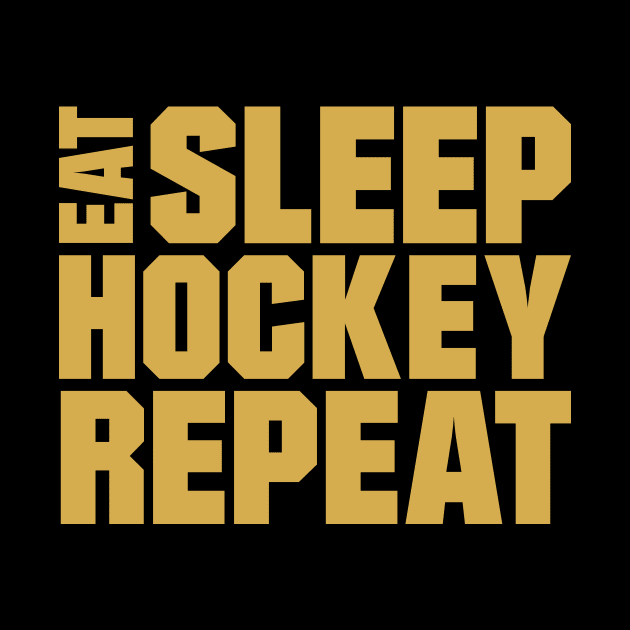 Eat Sleep Hockey Repeat by colorsplash