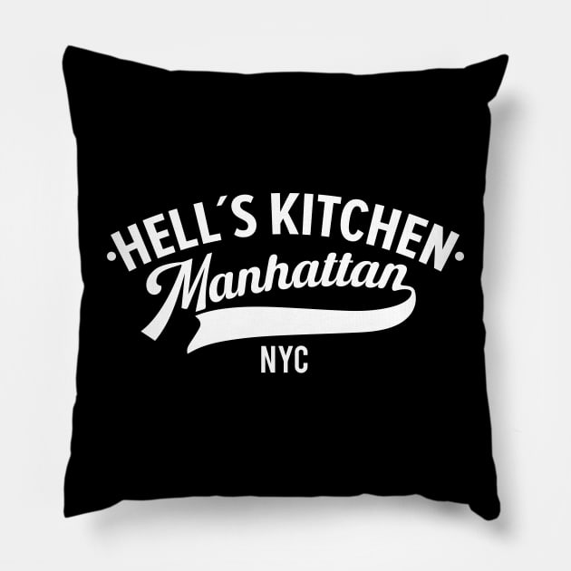 Savor the Flavor of Hell`s Kitchen - A Manhattan Paradise Pillow by Boogosh