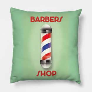 Barbers Shop Pillow