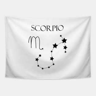 Scorpio Zodiac Horoscope Constellation Sign Tapestry
