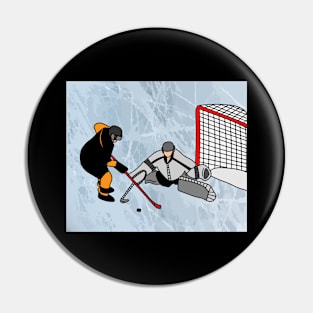 Hockey Sport Penalty Shot Pin