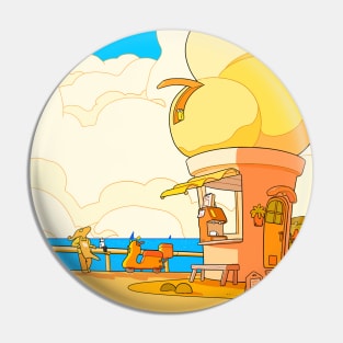 Seaside Shop Pin