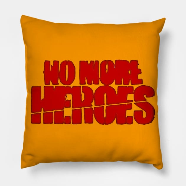 NO MORE HEROES LOGOS Pillow by AnggiePratama