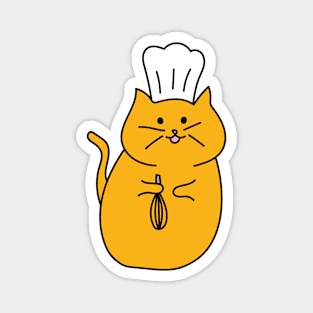 Chef Cat Magnet