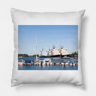 Boats and Icebreakers Pillow