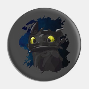 Toothless night fury Pin