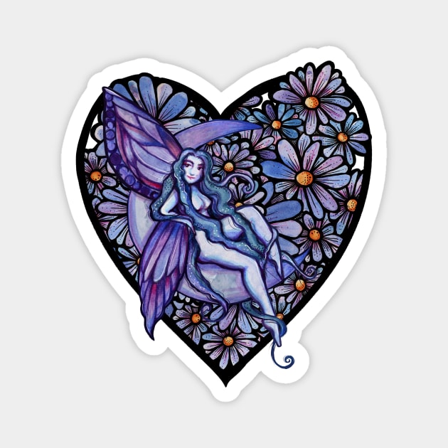 Moon Fairy Magnet by bubbsnugg