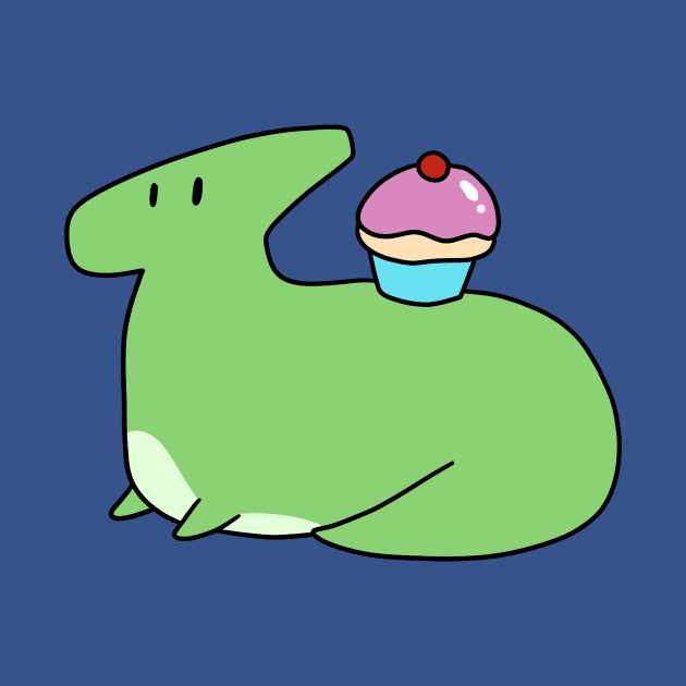 Cupcake Hadrosaurus by saradaboru