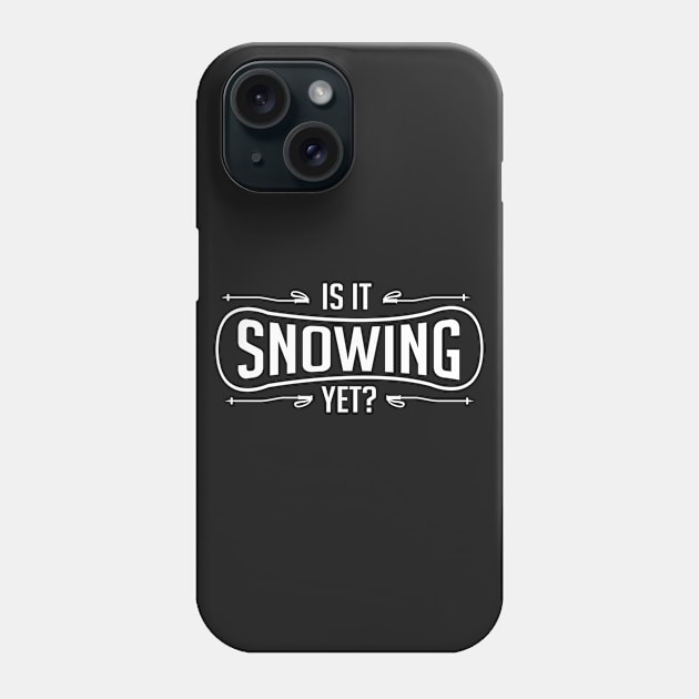 Winter: Is it snowing yet? Phone Case by nektarinchen