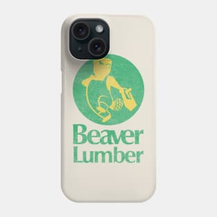 Retro Beaver Lumber Phone Case