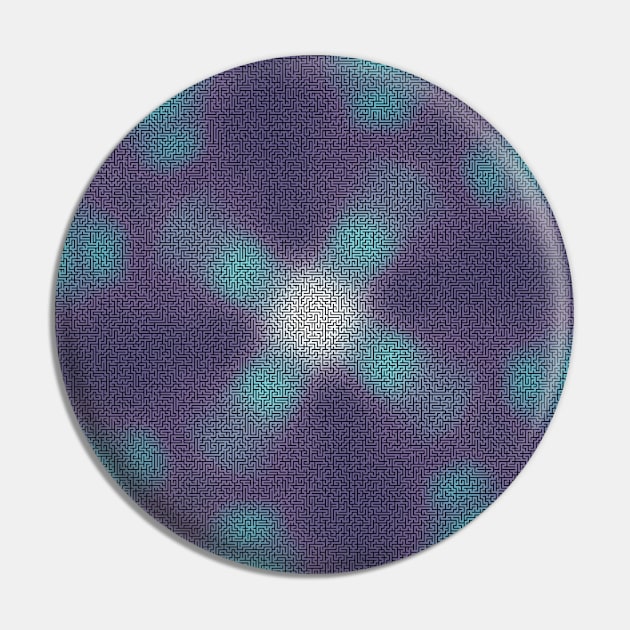 Dark Maze pattern Pin by ngmx