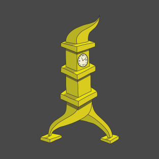 Living Clock Tower Illustration T-shirt T-Shirt