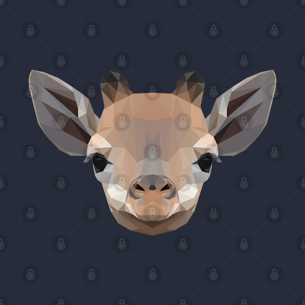 Low poly baby giraffe by ErinFCampbell