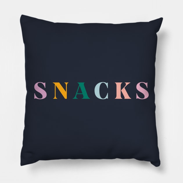 Snacks Pillow by Duchess Plum