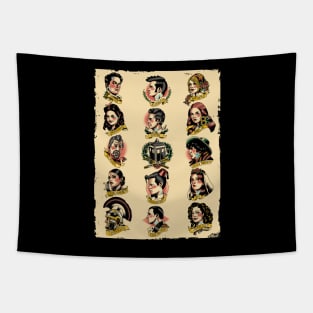 Whovian Tat Flash Tapestry