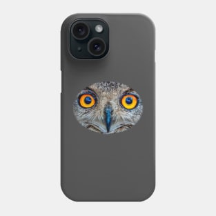 Eyes of an Eagle owl Phone Case