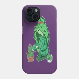 cute cactus girl Phone Case