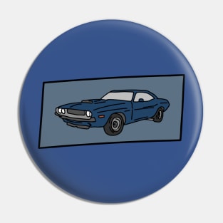 vintage muscle car Pin