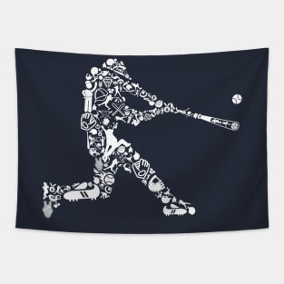 Baseball Player Tapestry