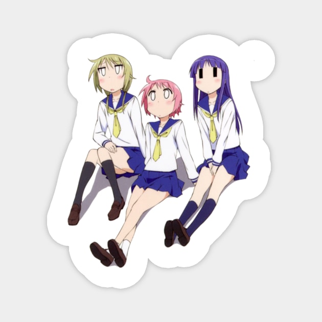 Yuyushiki Group Magnet by KokoroPopShop