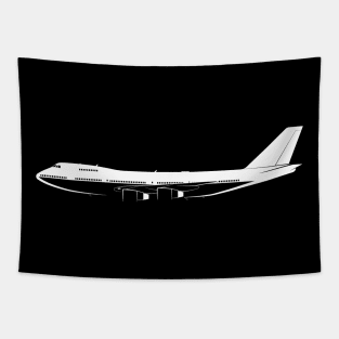 747-200 Silhouette Tapestry