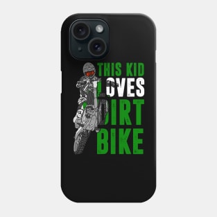 Youth Motorcross, Boys Dirt Bike Phone Case