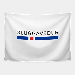 Gluggaveður Iceland Tapestry