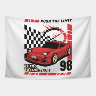 Retro Street Racing Club Tapestry